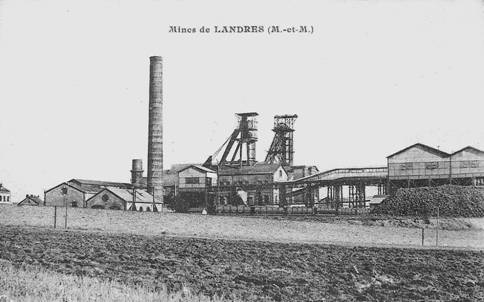 Carreau de la Mine de Landres - Avant guerre