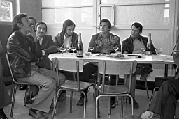 Mine de Mairy 1978a 19.jpg: Mine de Mairy - Baudrin, Orlolani, Jasinski, Oudin, Navet 