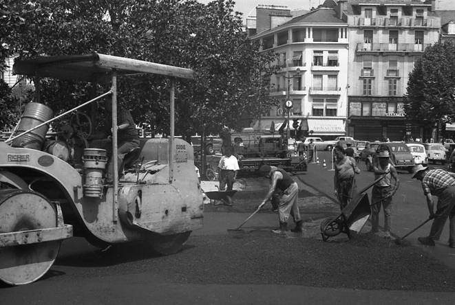 Travaux publics - Place Clmenceau - Pau