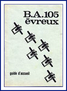 Guide d'accueil 1970 de la BA 105 d'Evreux - 1970