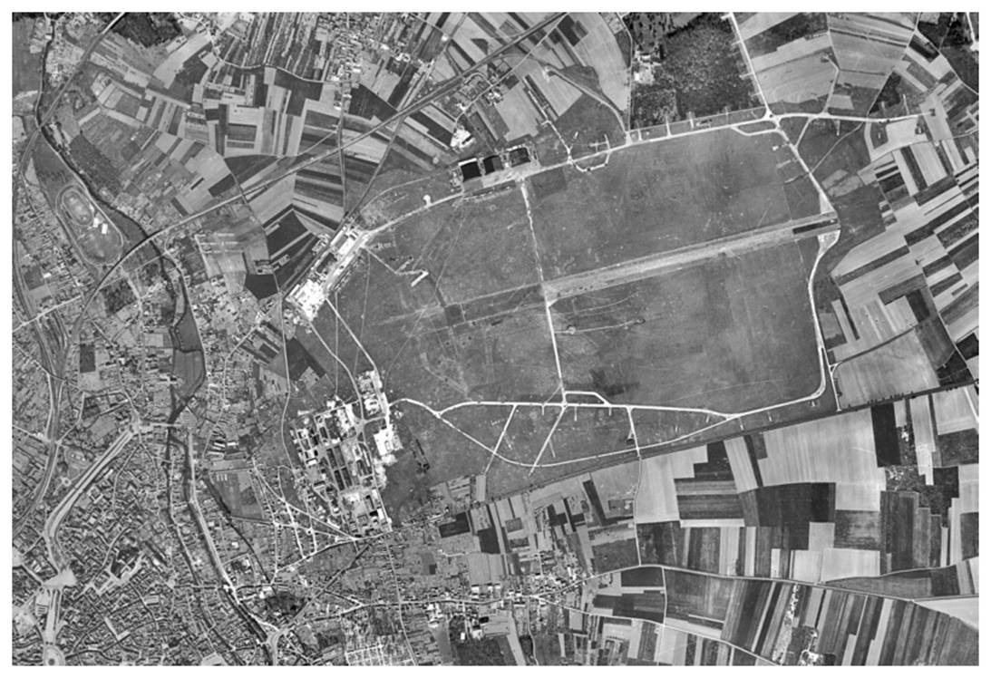 1949 – L’aérodrome de Chartres Champhol de l’après-guerre (IGN)