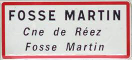 Panneau "Fosse Martin"