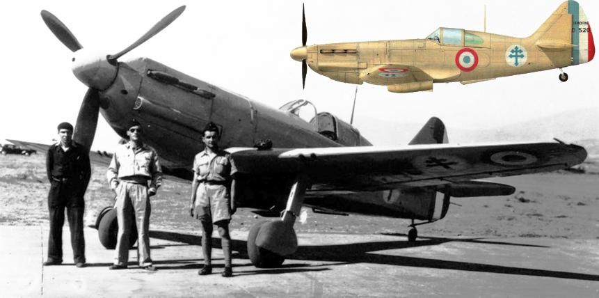 DewoitineD.520 n°302 - Rayack - Octobre 1942 - Albert LITTOLFF