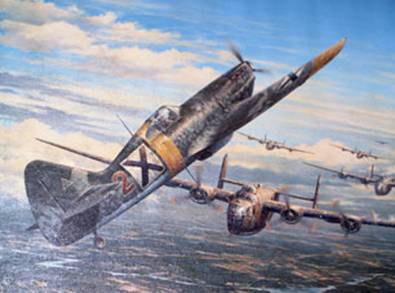 D.520 bulgare et P-38 américain