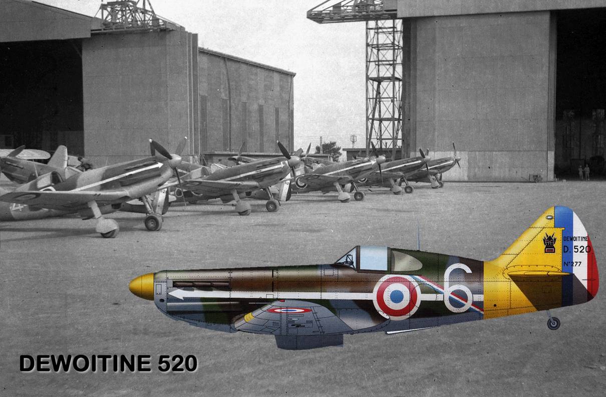 Dewoitine D.520 - GC III/6 - 5ème Escadrille