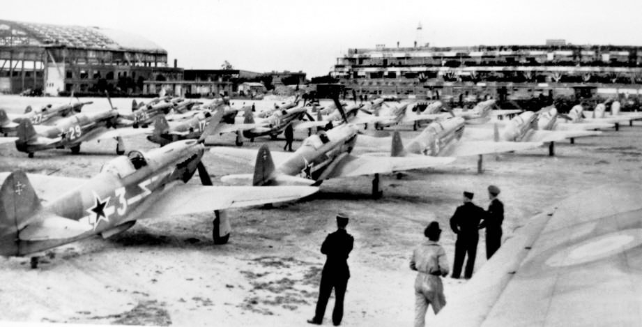 Retour du Normandie Niemen au Bourget - 21 juin 1945