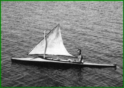 Kayak en mer rouge - 1938 - Joseph BIBERT