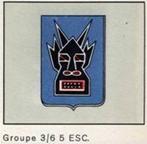 Insigne GC III/6 - 5me escadrille - Masque tragdie