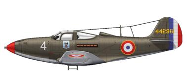Profil du Bell P-39 Airacobra de Le Gloan - Maison Blanche - 1943
