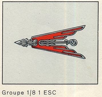 Insigne GC I/8 - Premire escadrille